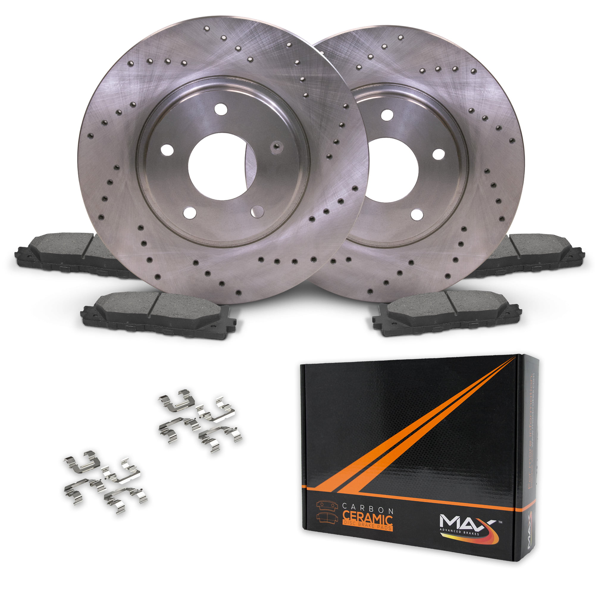 REAR] Max Brakes PREMIUM XD Carbon Ceramic Pads KT083622 - Max